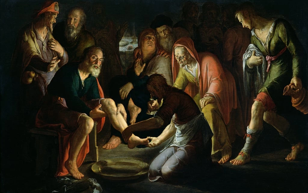Cristo lava i piedi dei discepoli - Musee des Beaux, Arts, Arras